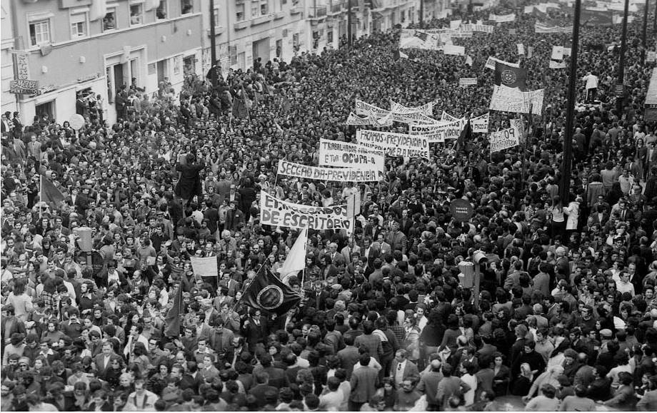 O 1.º de Maio de 1974, em Lisboa