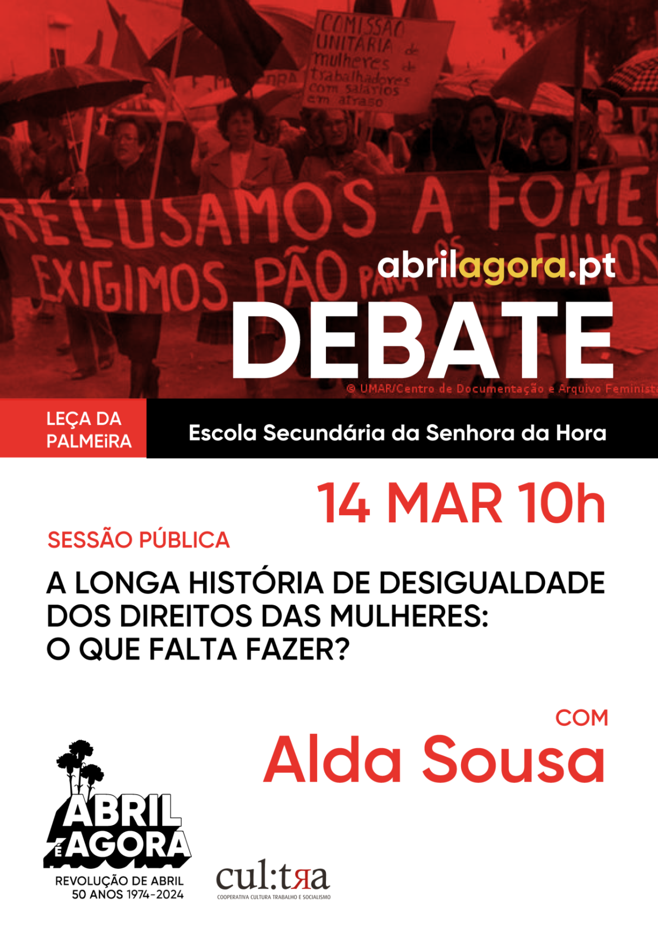 Sessão pública: A longa história de desigualdade dos direitos das mulheres. O que falta fazer?