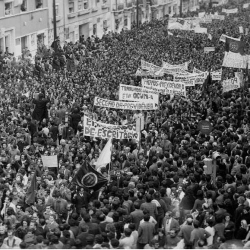 O 1.º de Maio de 1974, em Lisboa