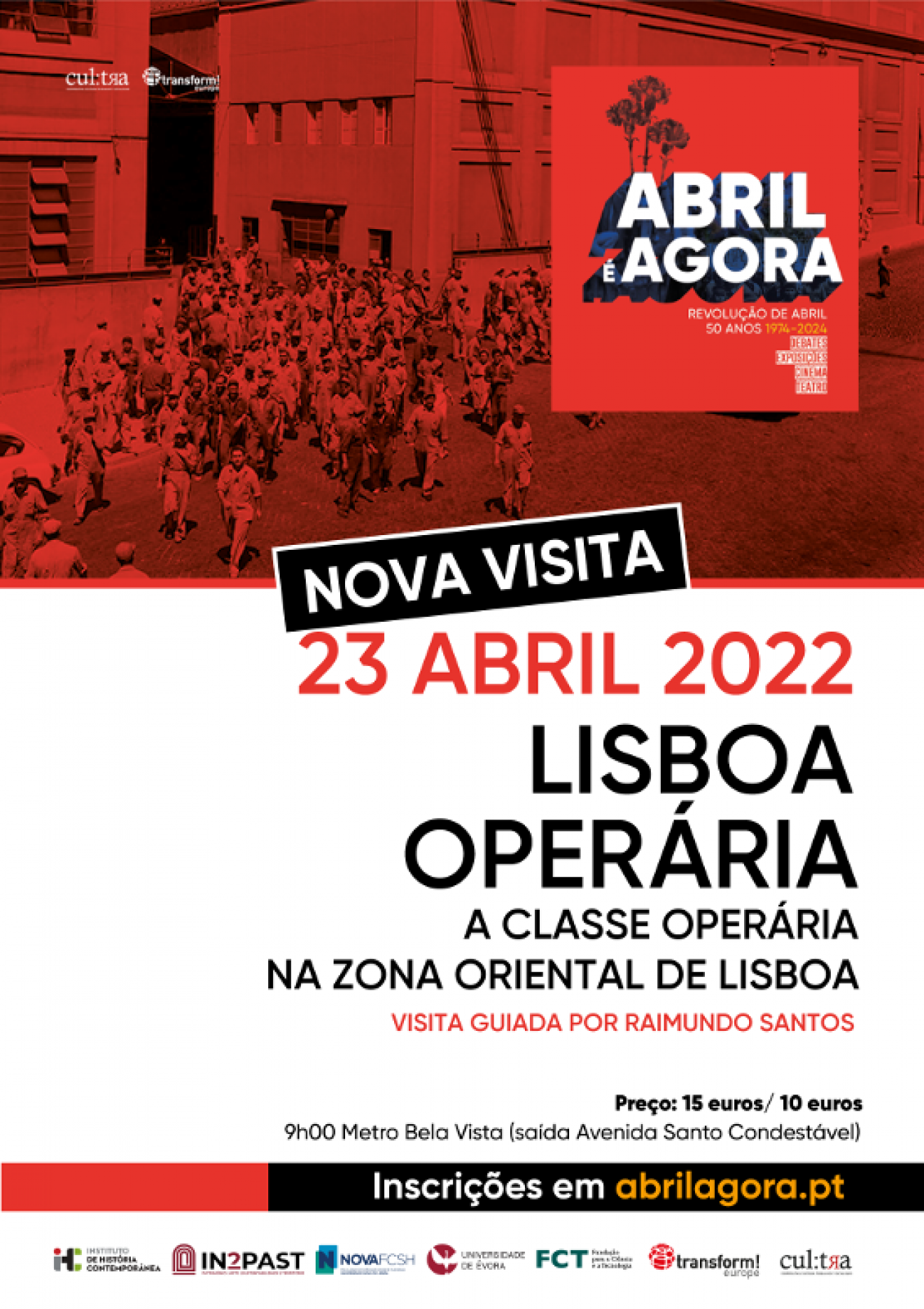 Visita guiada: Lisboa Operária - A classe operária na zona Oriental de Lisboa