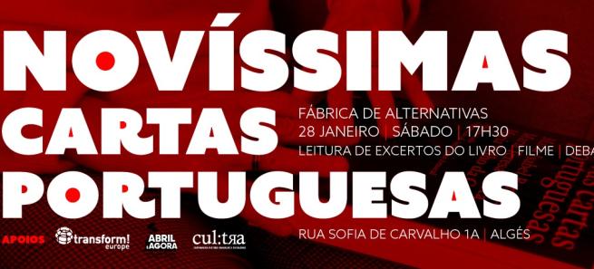 Exibição de "Novíssimas Cartas Portuguesas"