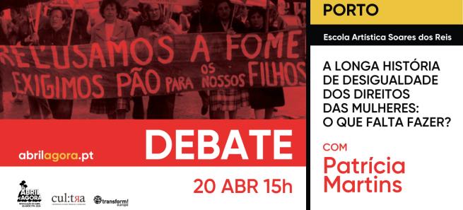 Debate: A longa história de desigualdade dos direitos das mulheres. Que falta fazer